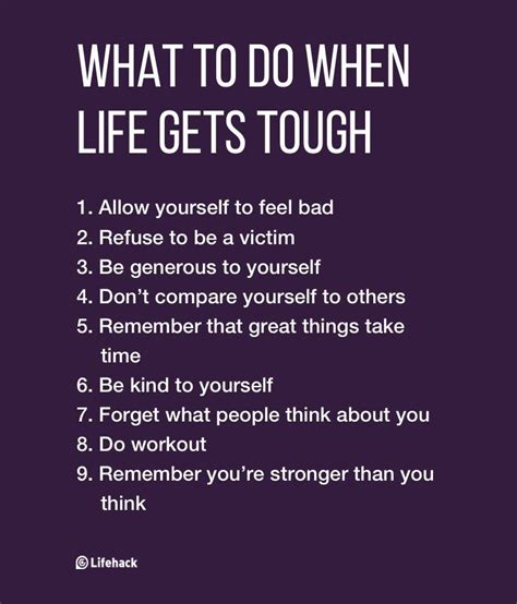 how life gets tough